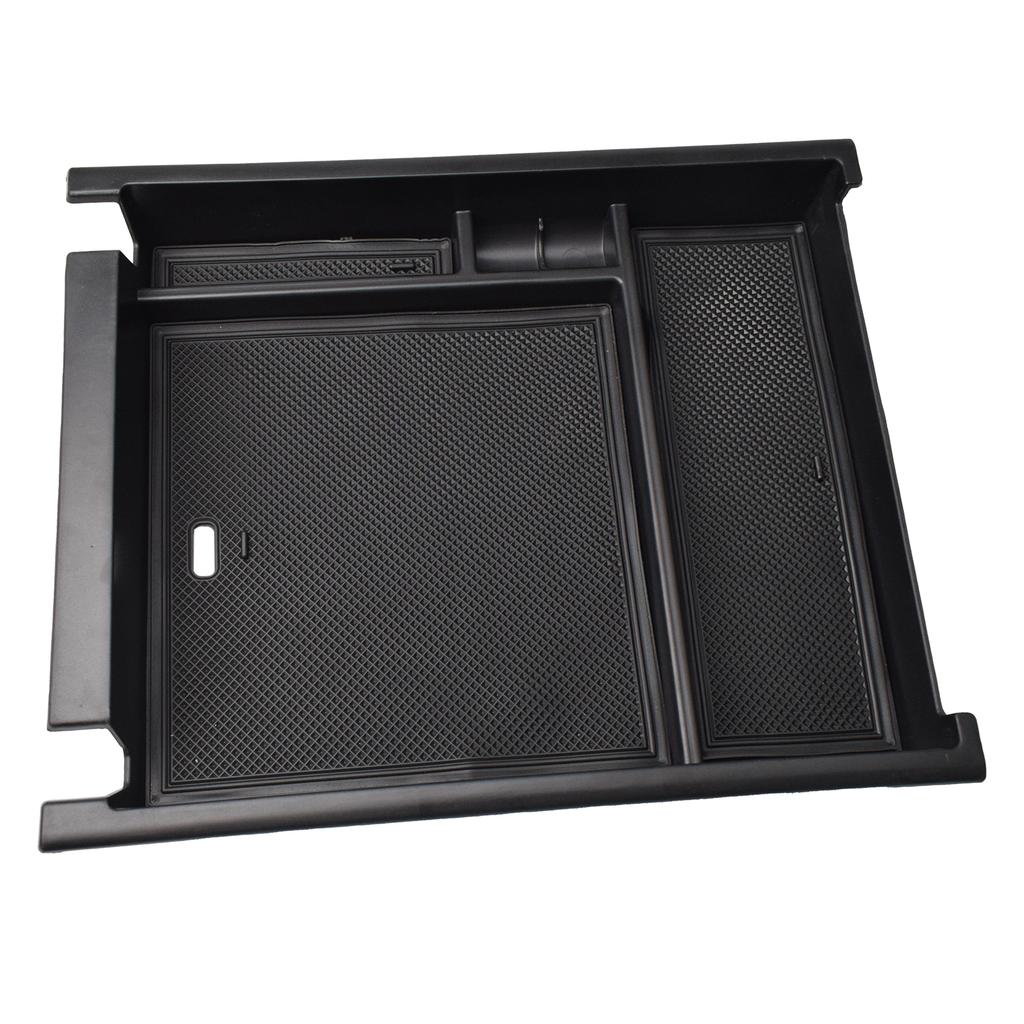Center Console Organizer Tray For -2025 GMC Sierra/Chevy Silverado Armrest Box Car Storage Secondary Car Box ABS Accessories