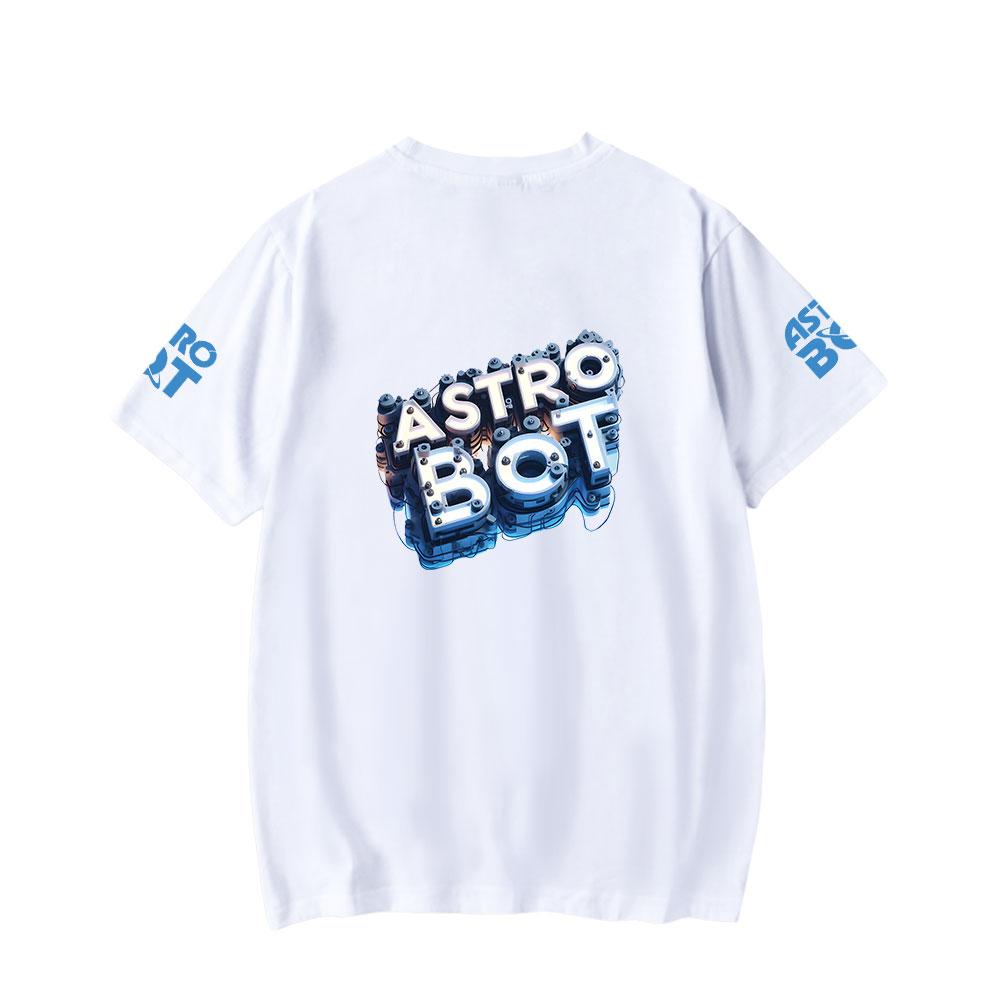 Футболки для женщин и мужчин с рисунком Astro Bot Anime, футболки с графическим принтом, с круглым вырезом и короткими рукавами, модная мужская одежда, уличная одежда