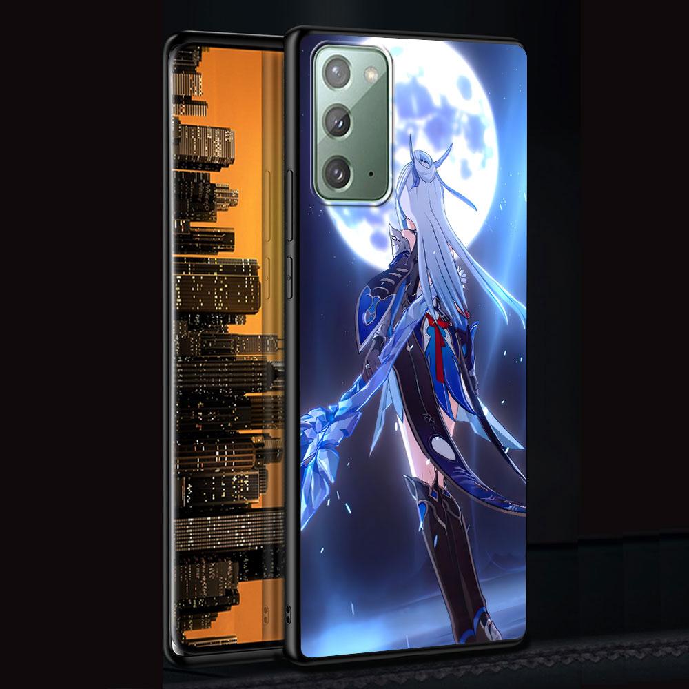 Чехол Jing Liu Honkai Star Rail для Samsung Galaxy Note 10 Plus 20 Ultra 9 8, чехол из ТПУ для телефона, черный мягкий корпус, Funda Capa