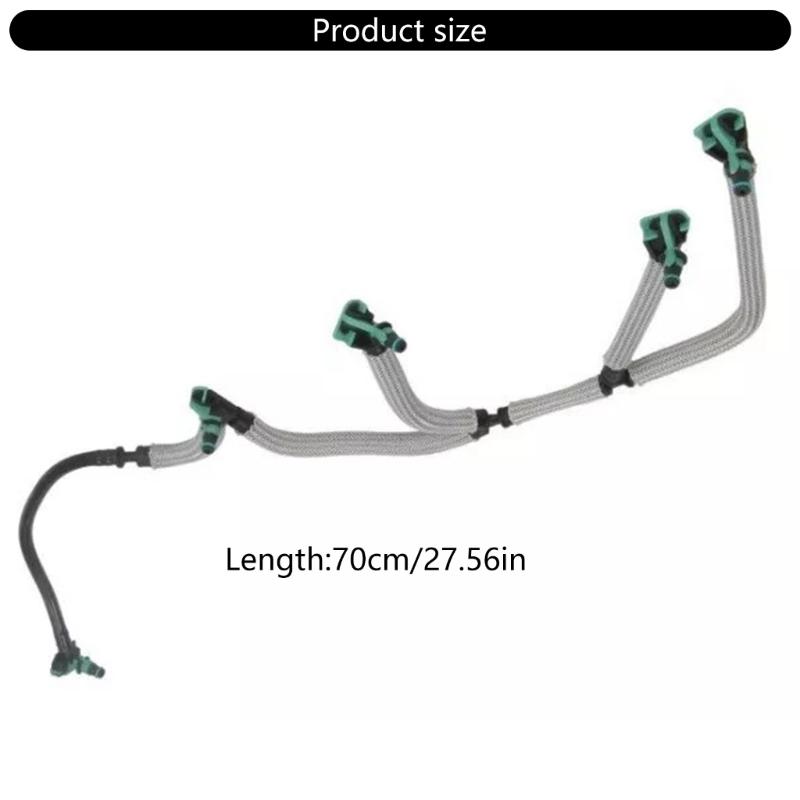 Efficient High Temperature Resistant Fuel Injector Oil Return Tube for 9674231880 9844585580 Engines with Optimally Fit