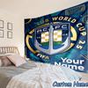 Custom Name Acfc Team Crest Printed Tapestry, for Bedroom,Livingroom, dormitory, Large Wall Decor, Fabric Decor Fan Birthday Gifts