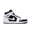 Air 1 Retro Mid 'Tuxedo' (Unisex) Black / White Vintage Basketball Shoes 554724 113