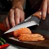 1pcs Stainless Steel Fillet Boning Knife Professional Chef's Kitchen Knife Forged Meat Cleaver Fish Slicing Knife Wooden Handle