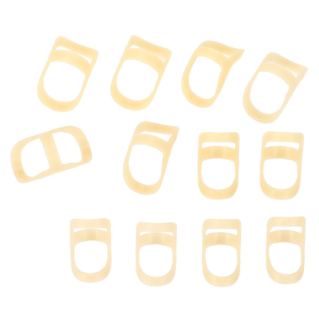 12 шт. Овальная шина для поддержки пальцев 6 размеров, выпрямитель для триггерного пальца, для молоткообразного артритного изгиба