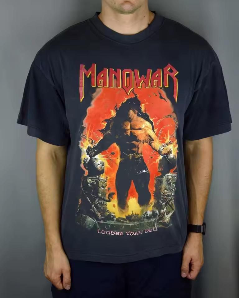 Vintage Vintage Manowar 90s T shirt Reprint Unisex Shirt