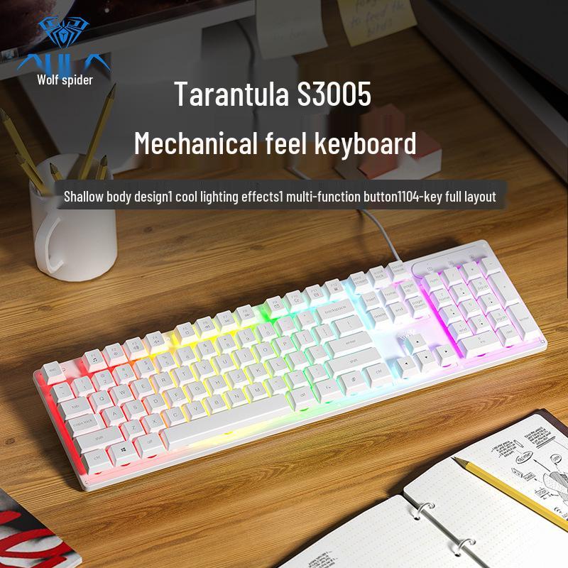 AULA Tarantula Беспроводная офисная клавиатура S3005 с подсветкой