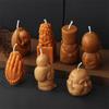 3D Maitreya Buddha Candle Silicone Mold DIY Buddha Statue Resin Gypsum Concrete Mold Mould Home Garden Decorations Craft Mold