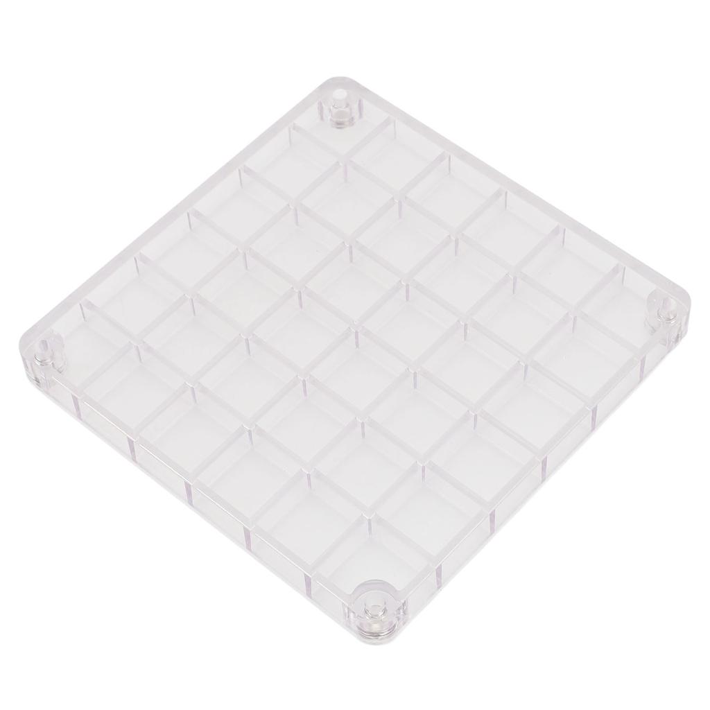 Акриловый магнитный ящик для демонстрации ракушек, прозрачный, 36 ячеек, декоративный ящик для хранения, органайзер, контейнер