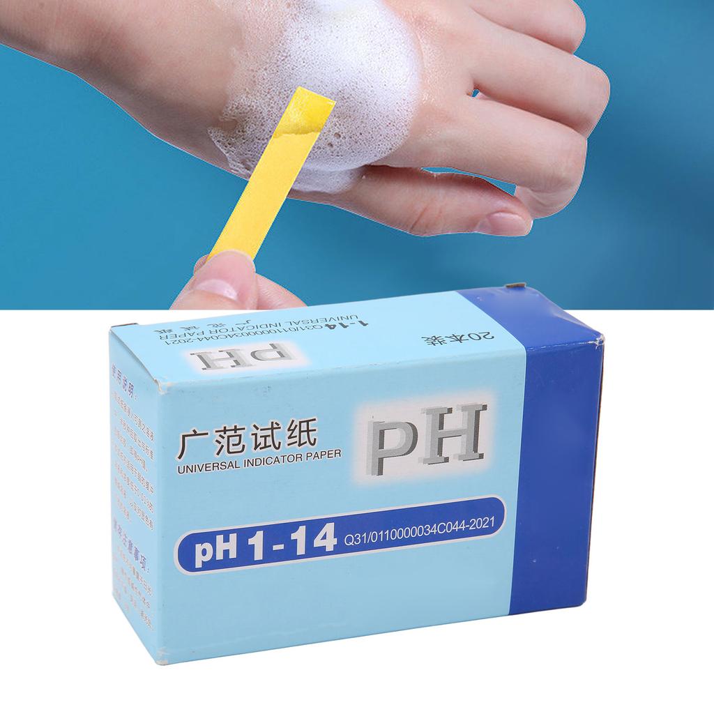 20 упаковок тест-полосок для измерения pH, цветовая схема, в комплекте простые высокоточные тест-полоски для мочи для семьи