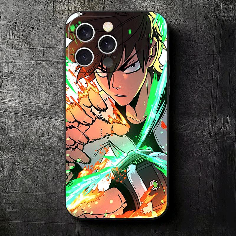Мультяшный чехол Ben 10 для iPhone 16 16E 17 Air 15 Pro Max 14 Plus 13 Mini 11 12 7 Черный задний корпус