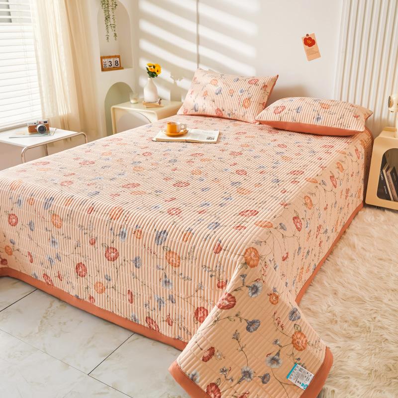 Покрывало для стирки, хлопково-льняная юбка, кружевные покрывала, студенческое общежитие, матрас с татами, нескользящий чехол, тонкое одеяло, четыре сезона