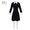 Anime Wednesday Adams Cosplay American Drama Same Dress Wednesday Women's Black Dress Halloween Costume For Woman