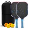 Pickleball Paddle T700 Carbon Fiber Composite Core Lightweight Outdoor Sport Racket Beginners Recreational Players