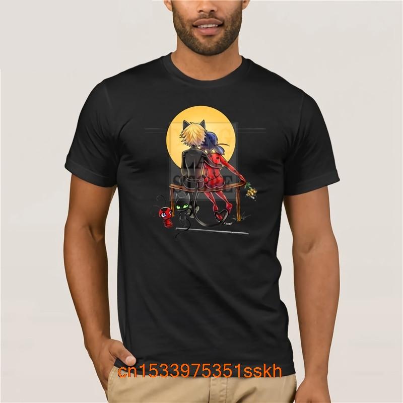 2024 Summer Fashion Printed Mens Tshirt 100 Cotton Ladybug Rockwell Trendy Creative Graphic Tshirt Top