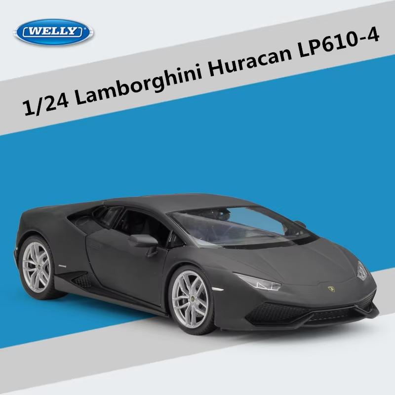 Новый 1:24 Lamborghini LP610-4 гоночная модель автомобиля из литого металла спортивная модель автомобиля имитация модные украшения коллекция детские игрушки мальчики подарок