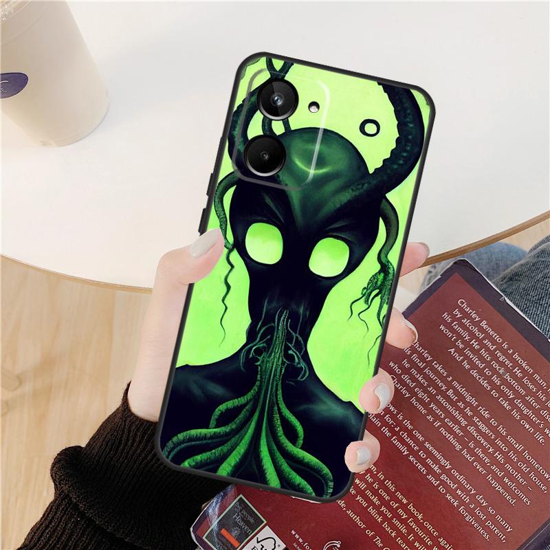 Alien Kawaii Art Case For Realme GT 7 Pro GT 6T 6 5 C55 C53 C51 C21Y C25S C61 C67 C75 10 11 12 13 14 Pro Plus