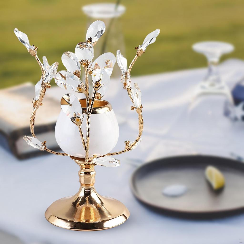 , Pillar Stand Gift Metal Centerpieces Ornaments for Wedding Dinner Anniversary Living Room