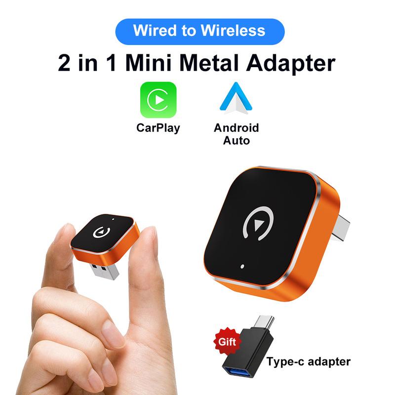 2026 Новейший адаптер FLIXIVI CarPlay и Android Auto Plug and Play для VW Toyota Nissan Ford Benz для телефонов Apple и Android