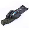 Portable Folding Fishing Rod Carrier Canvas Fishing Pole Tools Storage Bag Case Fishing Gear Tackle