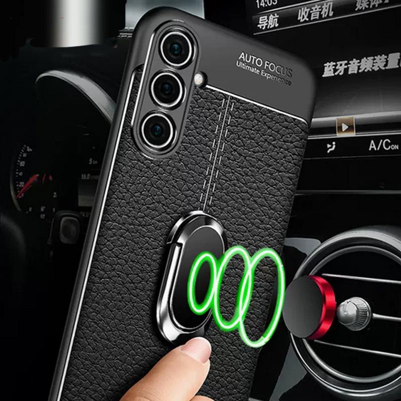 Мягкий силиконовый чехол с текстурой кожи личи для Oneplus Nord CE 3 Lite, чехол-держатель с магнитным кольцом для Nord CE3 Lite N30 со шнурком