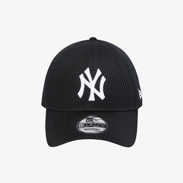 Кепка New Era New York Yankees из сетки с прослойкой Черная 15206370