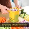 Многофункциональная машина для нарезки овощей и фруктов кубиками: Кубикорезка для лука, картофеля и картофеля фри для кухонного использования