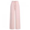 Shop   Women Ribbon Waistband Cool Wide Pants Pink Pic Wpt 20649