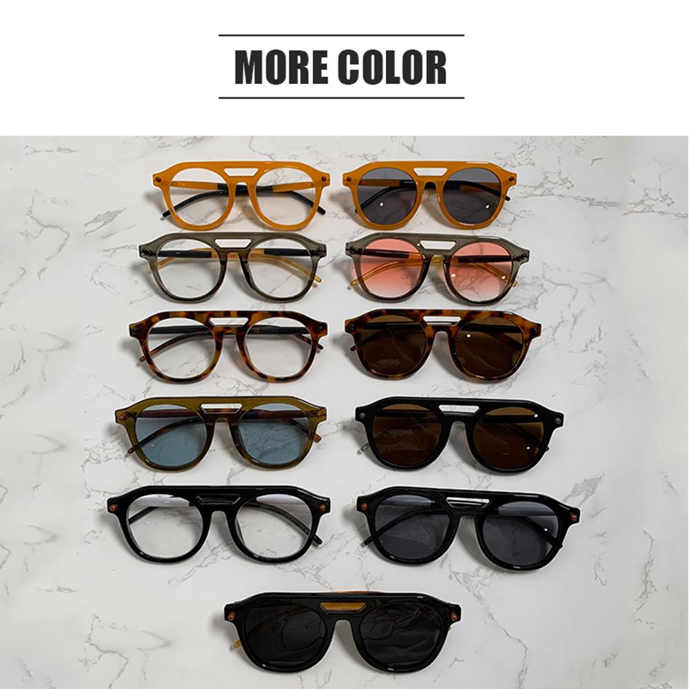 Панк-оранжевые очки класса люкс в стиле хип-хоп, солнцезащитные очки-пилот, круглые солнцезащитные очки для женщин и мужчин