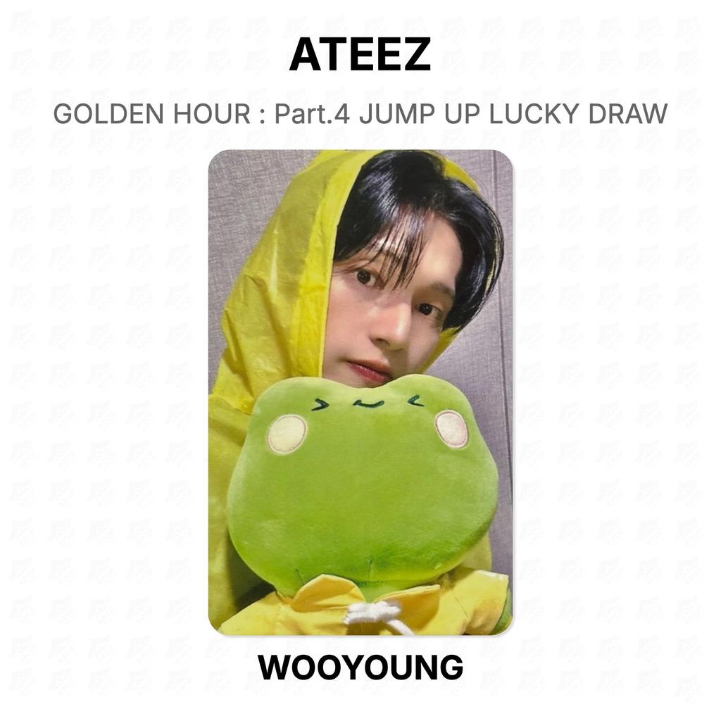 ATEEZ ЗОЛОТОЙ ЧАС : Часть 4 Официальная фотокарточка Розыгрыша Удачи JUMP UP