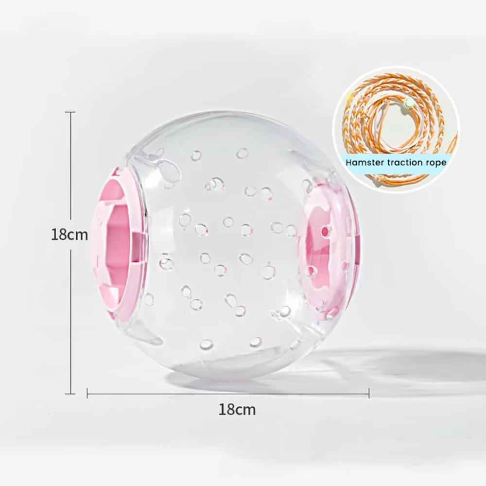 Transparent Hamster Exercise Ball Traction Rope Pet Supplies New Running Ball