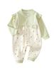 Baby Girls Long Sleeve Boys Front Newborn Baby Going Out Maternity Wedding [HAYAHARU] Clothes, Coveralls, Rompers, 100% Cotton, Opening, Clothes,