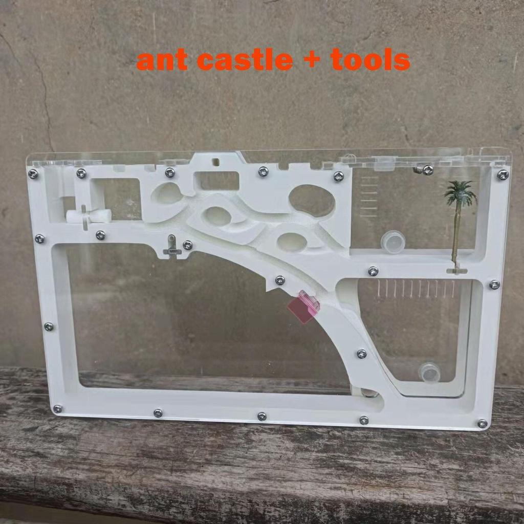 Муравьиный замок M Экологическая коробка для насекомых Мастерская муравьев племени Ленивая ферма Детский подарок на Рождество