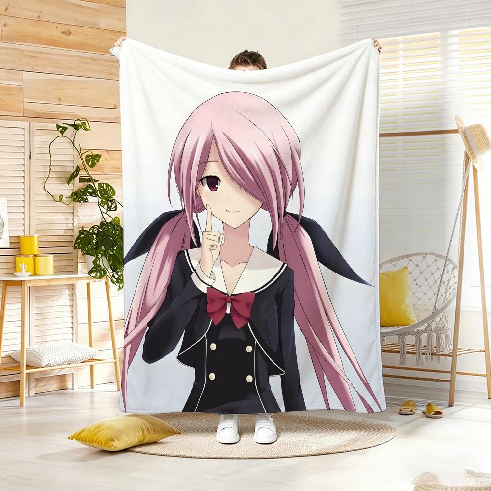Аниме C-Chaos Heads Мягкое теплое одеяло-плед для спальни, гостиной, кровати, путешествий, кемпинга, пикника Подарок
