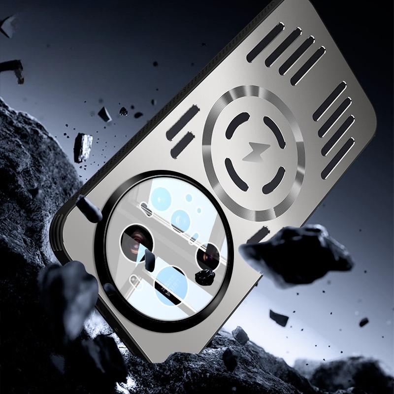 Metal Heat Dissipation Magnetic Case for Xiaomi 15 Ultra 15Pro Mi 14 Pro 13 Pro Shockproof Aluminium alloy Bumper Hard Cover