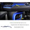 Аксессуары для интерьера автомобиля для Toyota C-HR CHR 2018 2019 2020 2021 2022 Накладка на панель дисплея центральной консоли и приборной панели 2 шт. LHD Синий