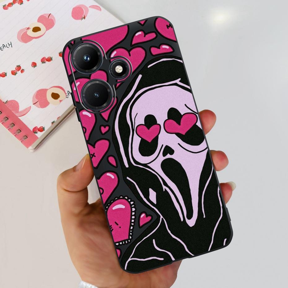 Милый Чехол Для Телефона Для Infinix Hot 30i Hot30 30 Play NFC 2023 Мягкий Силиконовый ТПУ Задняя Крышка Для Infinix Hot30i Hot 30 30Play