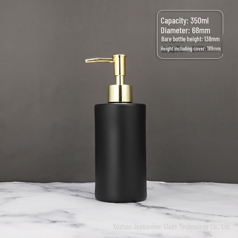 Стеклянный флакон для лосьона и мыла в скандинавском стиле для дома, дезинфицирующее средство для рук и гель для душа в отеле
