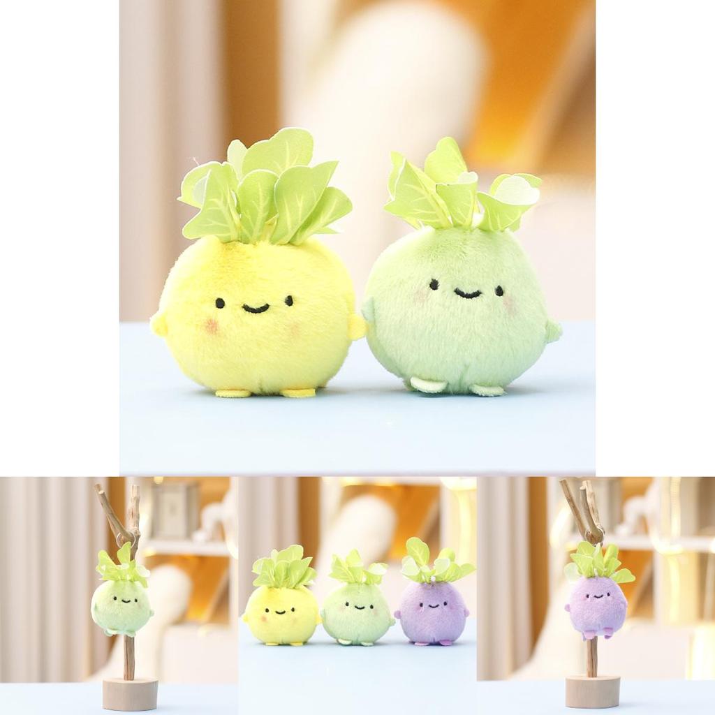 Adorable Vegetable Plush Toy Cute Cabbage Doll Keychain Accessory For Kids And Adults