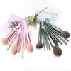 11pcs Pink Makeup Brushes Sets Tools Cosmetic Powder Contour Blush Lip Eyeshadow Concealer Facial Foundation Brush Kit