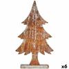 Decorative Figure Christmas Tree Silver Wood 5 X 49.5 X 26 Cm (6 Units)