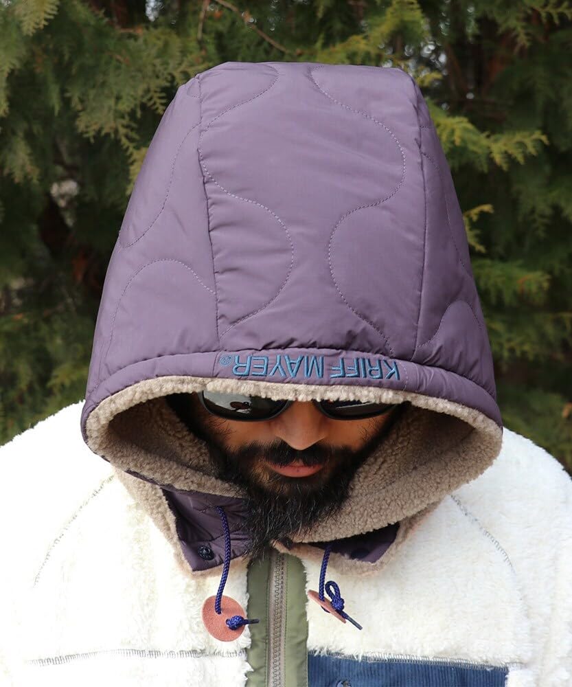 Cliff Mayer Ninja Rin Куртка с капюшоном Оливковая Утепленная Унисекс Средняя,