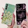 Phone Cases For Samsung Galaxy A15 Case Love Cat Soft TPU Back Cover For Samsung A15 GalaxyA15 Case Shockproof Funda