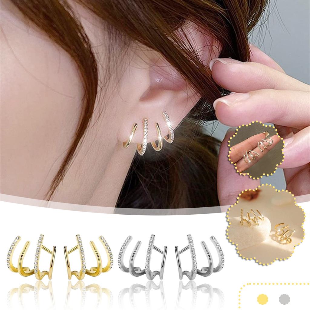 Zircon Irregular Earrings
