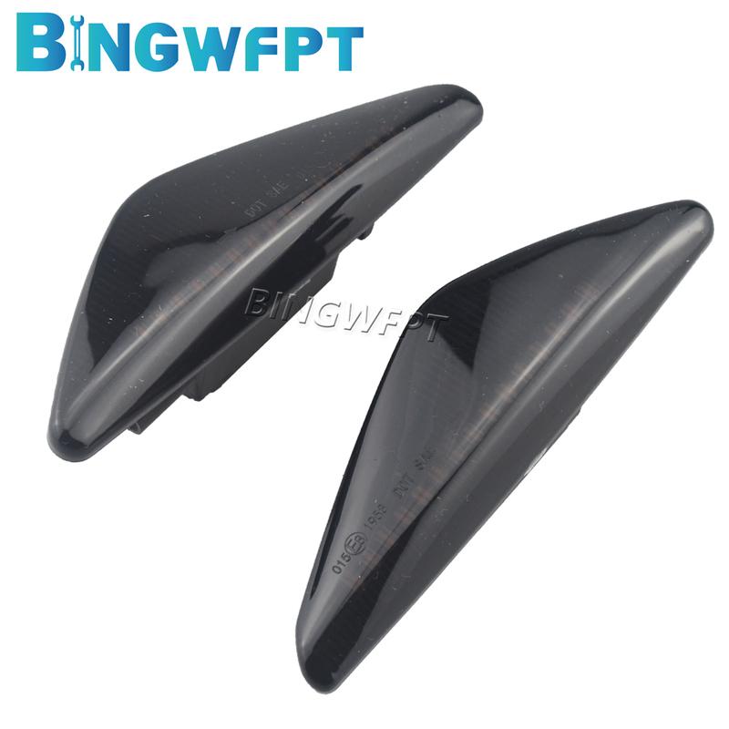 2X LED Dynamic Side Marker Turn Signal Blinker Flowing Water Blinker Flashing Light For BMW X3 F25 X5 E70 X6 E71 E72 2008-2014