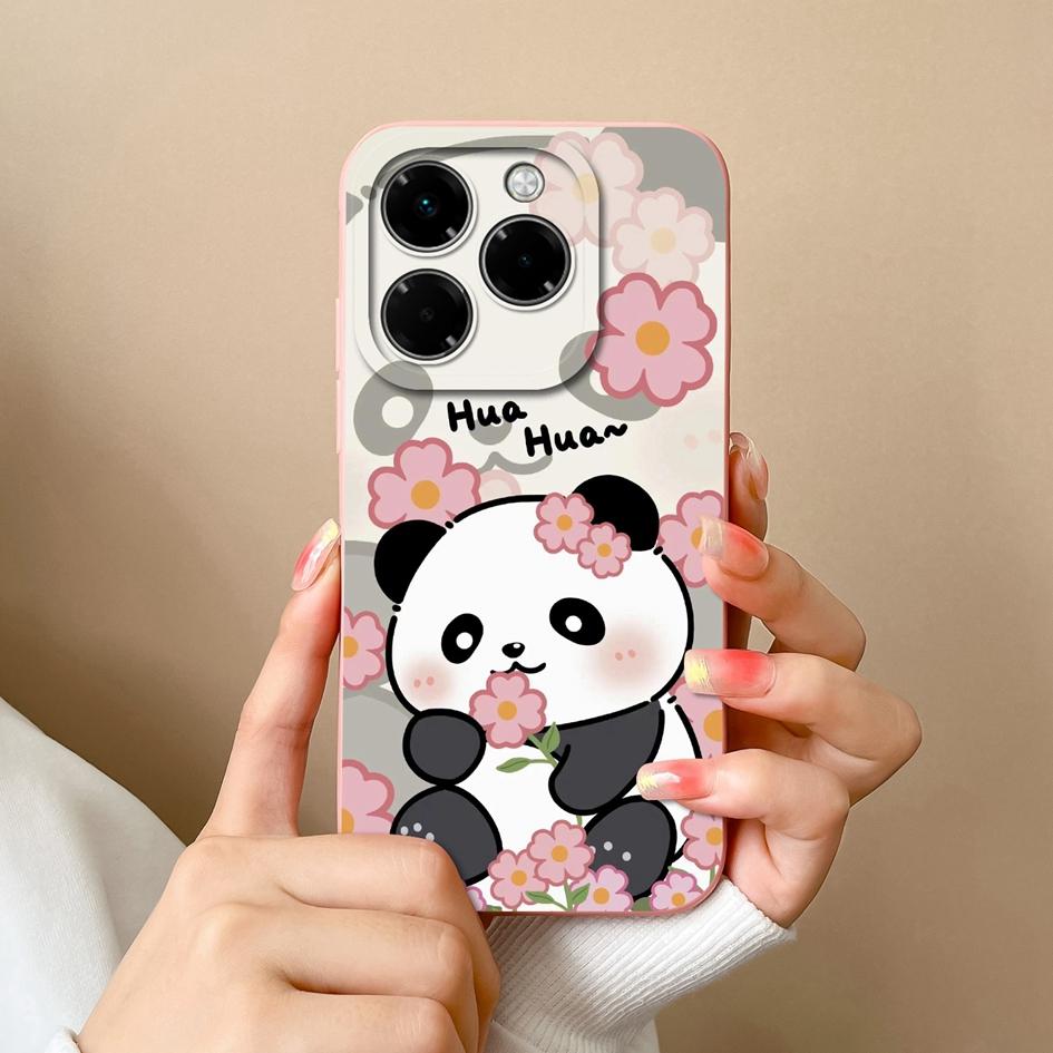 Корпус для Infinix Hot 50 Pro Plus 50i Note 40X Smart 9 Zero 40 4G 5G Мягкий чехол с небольшим цветочным узором Силиконовый прочный противоскользящий чехол для Infinix Новый чехол