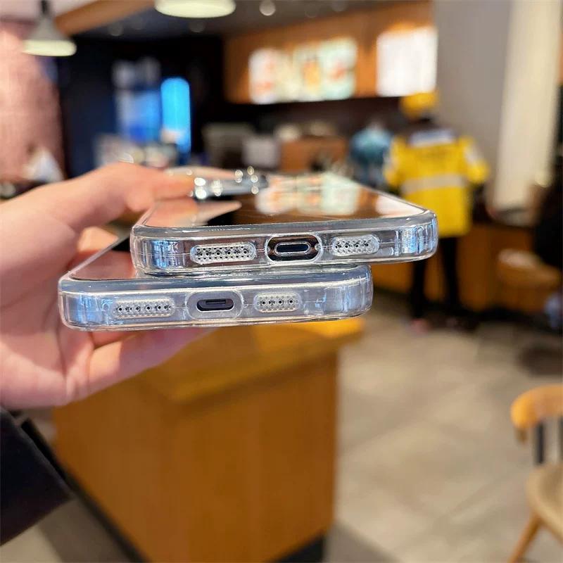 Простой противоударный посеребренный чехол для телефона с зеркалом для макияжа Подходит для itel A05s A50 A60 A60s A70 A80 P40 P55 4G T S23 S23+ S25 Ultra