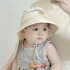 Панамка-ведро для малыша Регулируемая шляпа рыбака Шляпа для кемпинга на открытом воздухе с защитой шеи Сетчатая панамка-ведро Шляпа для пешего туризма Головной убор