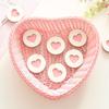 Wooden Wall Hook Self-adhesive Key Holder Creative Heart Shaped Hook  Kitchen