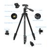 Q160HA Professional Video Tripod Horizontal Mount Heavy Duty Camera Tripod with 3-Way Pan