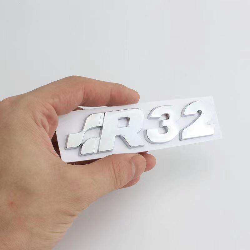1 шт. Металлический значок-эмблема R32 для автомобиля Наклейки Для Golf 2 3 4 5 Magotan Passat SR32 MK4 MK5 MK6 Стайлинг автомобиля